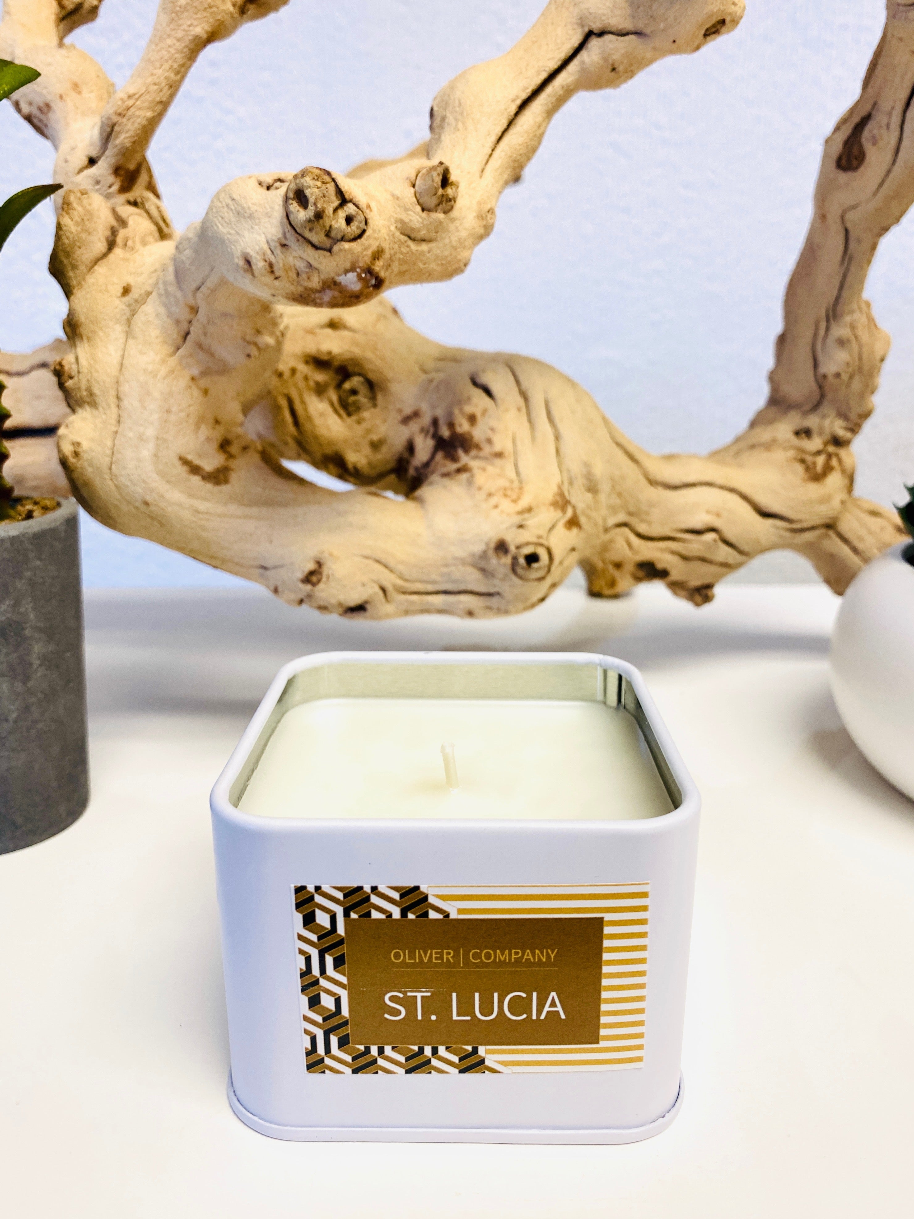 St. Lucia Travel Companion Candle Oliver Fragrance Co.